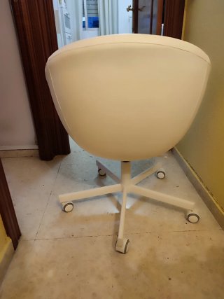 Silla Tocador Ikea Skruvsta Giratoria Blanca