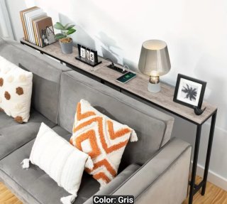 Consola Mueble Auxiliar Madera y metal