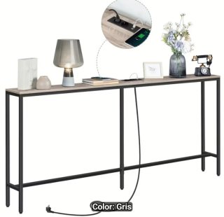 Consola Mueble Auxiliar Madera y metal