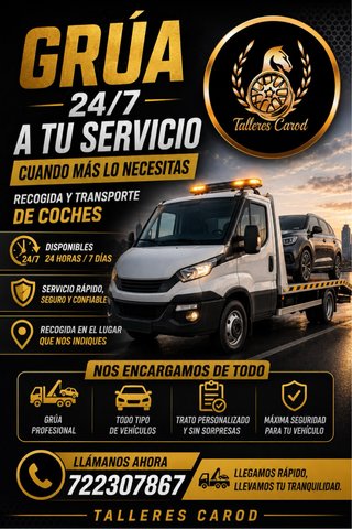 Portes con grua, transporte de vehículos