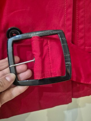 Trench Zara Rojo