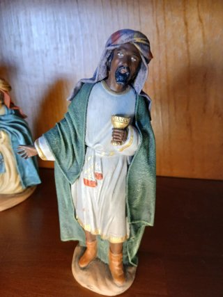 Nacimiento con Reyes Magos 17 cm