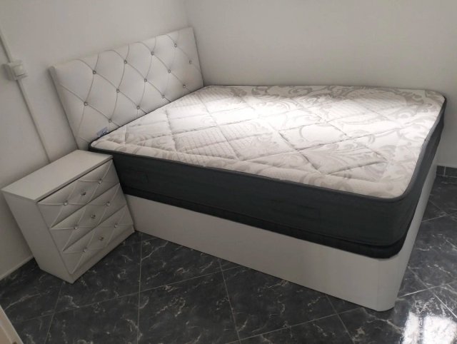 Canapé abatible madera y tela