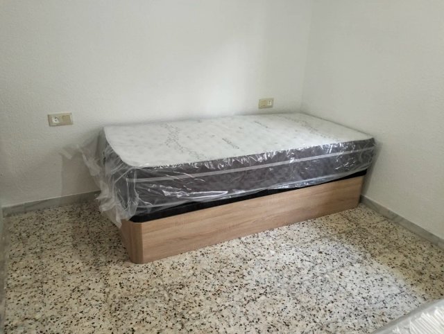 Canapé abatible madera y tela