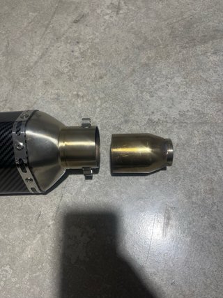 Tubo de escape moto