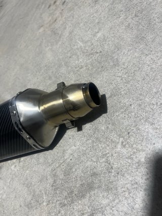 Tubo de escape moto