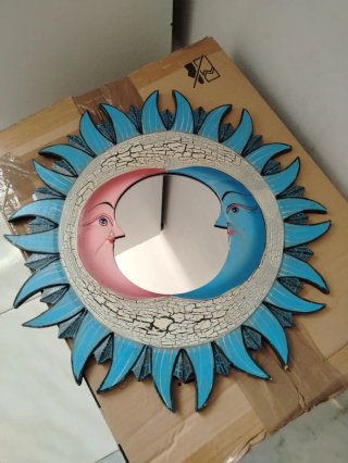 Specchio da parete Sole e Luna