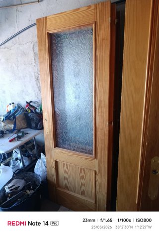 Puertas madera maciza 201x72