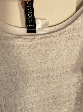 Vestido de encaje blanco