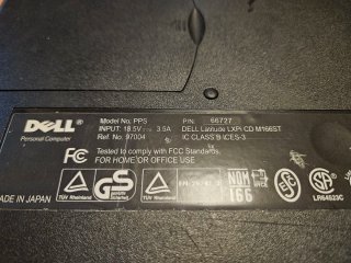 Dell Latitude XPI CD Pentium 166