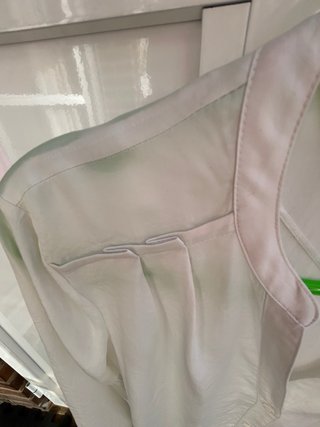 Camisa elegante, tipo camisola T 42 blanca