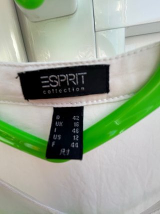 Camisa elegante, tipo camisola T 42 blanca