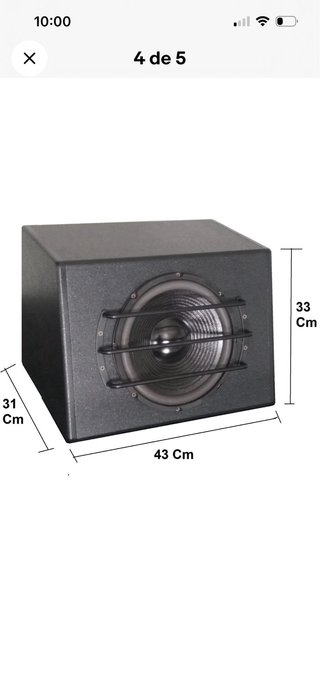 Cajón bass reflex Subwoofer 12 Nuevo