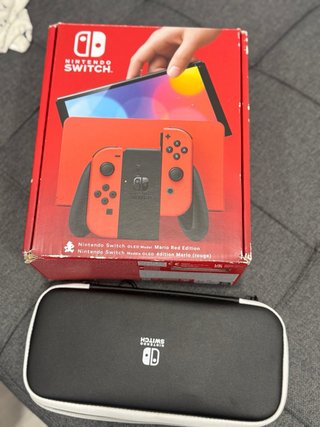 Nintendo Switch OLED Edição Mario Vermelha
