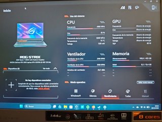 ASUS ROG Strix G15 Ryzen 7 RTX 3050 16GB Con Fallo