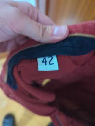 Pantalón corto chino rojo