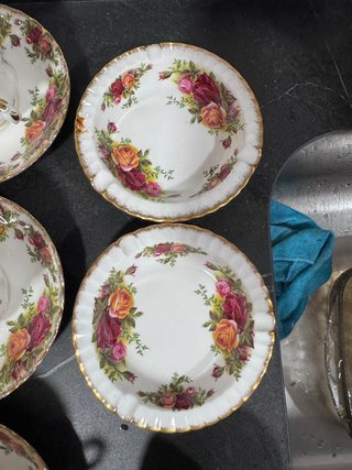 Juego de té Royal Albert Old Country Roses