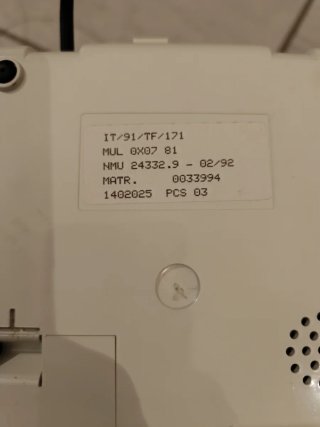 Telefono Vintage SIP Sirio Multi Giugiaro