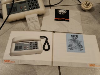 Telefono Vintage SIP Sirio Multi Giugiaro