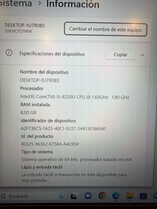 Portátil Lenovo E480 Intel Core i5