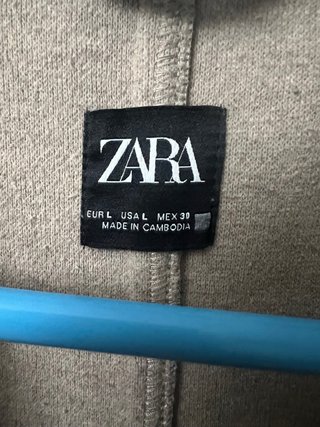 Abrigo Zara Beige Talla Única