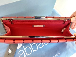 Borsetta pochette Abbacino a mano colore rosso