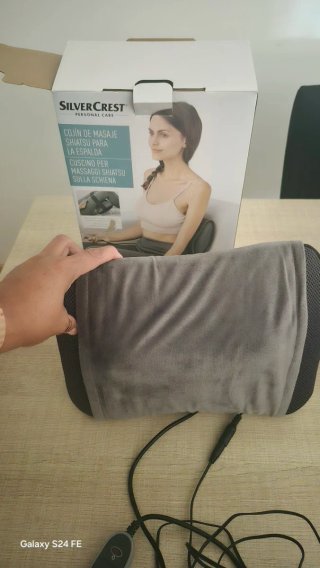Cojín Masaje Shiatsu SilverCrest Espalda