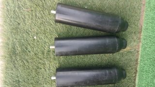 Lote 6 Patas Cama Negras