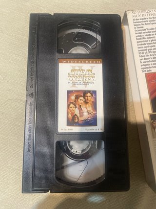 VHS Star Wars: La Guerra de las Galaxias