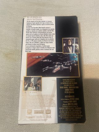 VHS Star Wars: La Guerra de las Galaxias