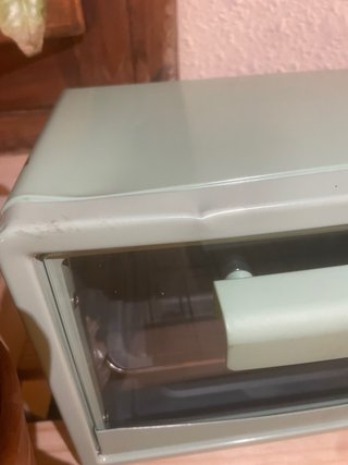 Horno Eléctrico u tostadora verde menta pequeño