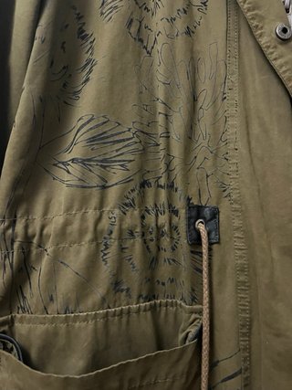 Abrigo Desigual Verde Talla M
