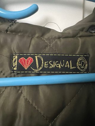 Abrigo Desigual Verde Talla M