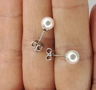 Orecchini perla argento sterling S925