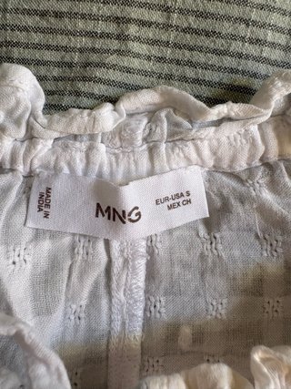 Top Mango Blanco Talla XS