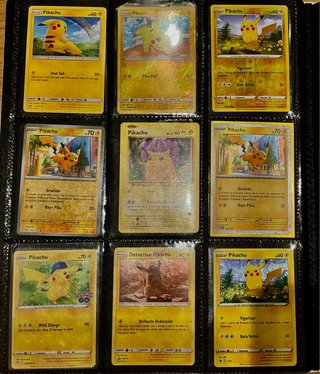 Álbum Pokémon Cartas Holo y Reverse Holo