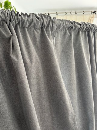 Grey Curtains – Enhanced Living by Tyrone (Pair)