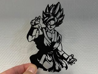 Figura Goku 3D Decorativa