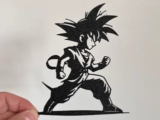 Figura Goku 3D Decorativa