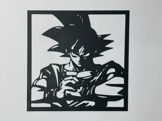 Figura Goku 3D Decorativa