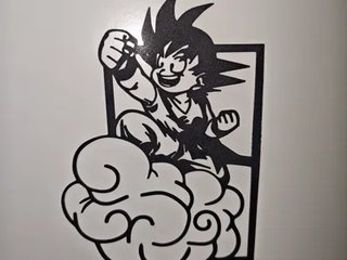 Figura Goku 3D Decorativa