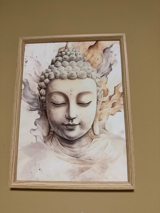 Cuadro Buda estilo acuarela