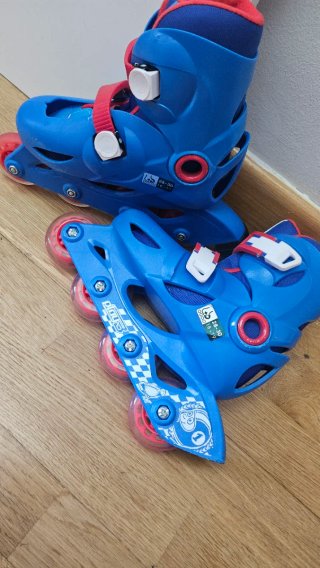 Patines Oxelo Ajustables Niños Talla 28-30 Azul