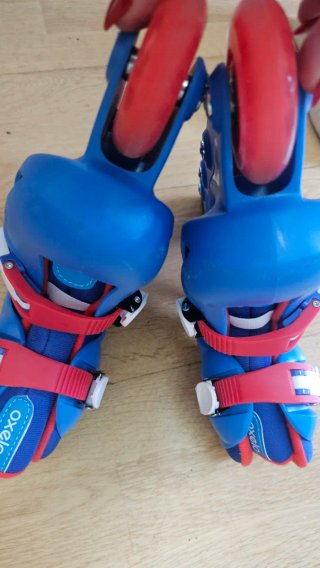 Patines Oxelo Ajustables Niños Talla 28-30 Azul