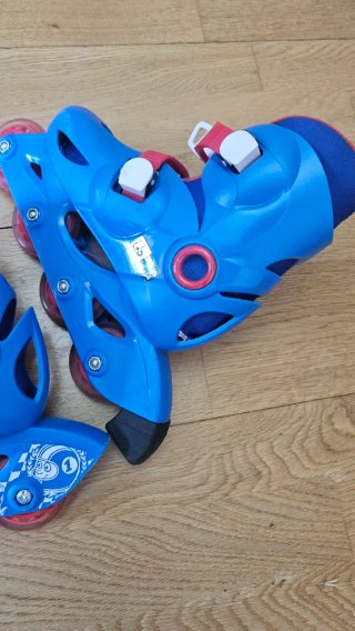 Patines Oxelo Ajustables Niños Talla 28-30 Azul
