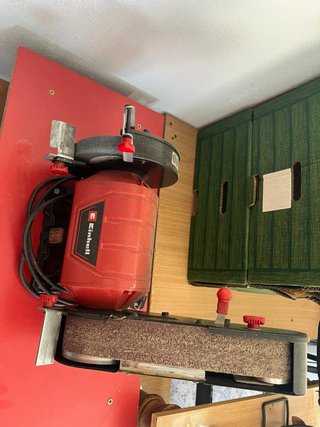 Lijadora Einhell banda y disco