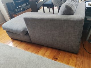 Chaise Longue Cinza Usada