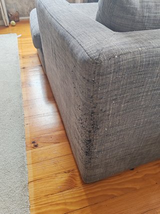 Chaise Longue Cinza Usada