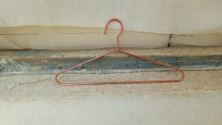 Percha de aluminio 30cm de ancho