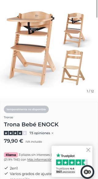 Trona Bebé ENOCK